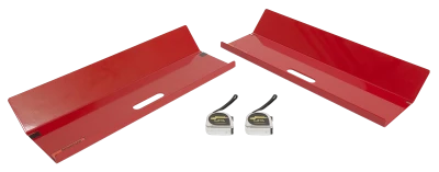 Toe-In Plates, Deluxe, 2 Plates / Tape Magnets, 2 Tape Measures, Aluminum, Natural, Kit - LON52-79505