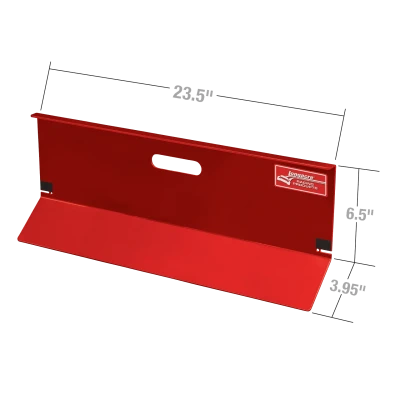 Toe-In Plates, Deluxe, 2 Plates / Tape Magnets, 2 Tape Measures, Aluminum, Natural, Kit - LON52-79505