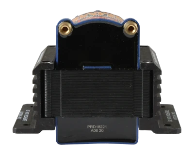 Ignition Coil, Blaster HVC, E-Core, 0.020 ohm, Male HEI, 42000V, Blue, Each - MSD8252