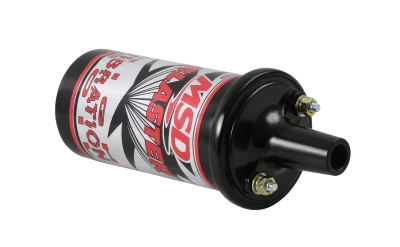 Ignition Coil, Blaster High Vibration, Canister, Epoxy Filled, 0.700 ohm, Female Socket, 45000V, Black, Each - MSD8222