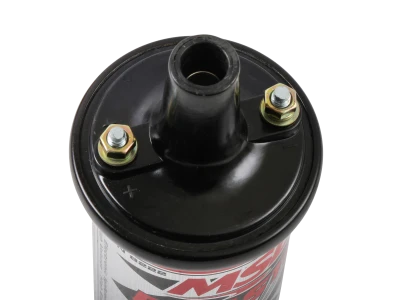 Ignition Coil, Blaster High Vibration, Canister, Epoxy Filled, 0.700 ohm, Female Socket, 45000V, Black, Each - MSD8222