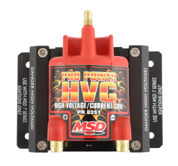 Ignition Coil, Blaster Pro Power HVC, E-Core, 0.040 ohm, Male HEI, 45000V, Red, Each 7/8/10 series