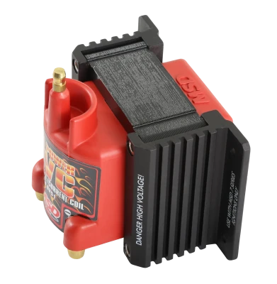 Ignition Coil, Blaster Pro Power HVC, E-Core, 0.040 ohm, Male HEI, 45000V, Red, Each 7/8/10 series - MSD8251