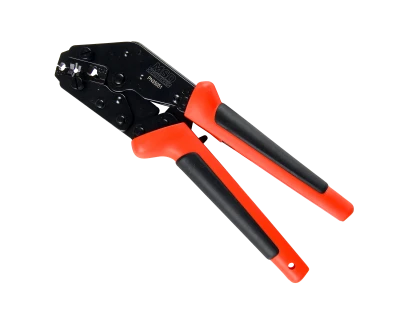 Wire Crimping Tool, Pro Crimp Tool, Insulated / Molded Handles, Ratcheting, Steel Frame, Each - MSD35051