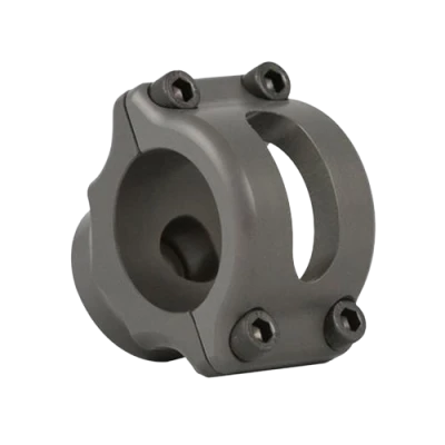Oil Filter Mount, Clamp-On, Aluminum, Gray Anodized, Peterson Engine Priming Filter, 1-1/2 in OD Tube, Each - PET09-1592