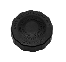 Master Cylinder Cap, Screw-On, Vented, Seal Included, Nylon, Black, Wilwood Master Cylinders, Each