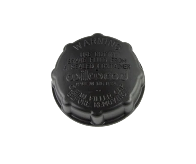 Master Cylinder Cap, Screw-On, Seal Included, Plastic, Black, Girling Style, Each. - WIL330-15081