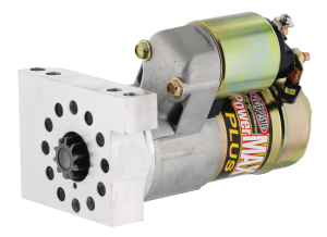 Starter, PowerMAX Plus, 6.1:1 Gear Reduction, Natural, 153 / 168 Tooth Flywheel, Straight Mount, Chevy V8, Each