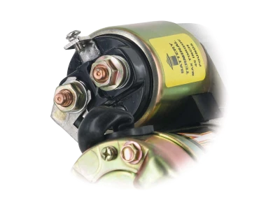 Starter, PowerMAX Plus, 6.1:1 Gear Reduction, Natural, 153 / 168 Tooth Flywheel, Straight Mount, Chevy V8, Each - PWM9100