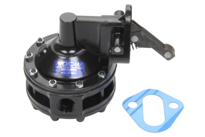 Fuel Pump, Mechanical, 130 gph at 15 psi, 1/2 in NPT Female Inlet / Outlet, Standard Location, Small Block Chevy, Each. - PRC9350-A