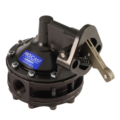 Fuel Pump, Mechanical, 130 gph at 7-1/2 psi, 1/2 in NPT Female Inlet / Outlet, Standard Location, Small Block Chevy, Each. - PRC9351-A