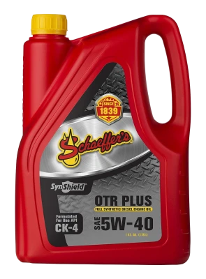 Schaeffer's 5W40 Synshield 9000 OTR Plus Diesel Engine Oil, Full Synthetic, 1gal., Each. - SHA9000-540