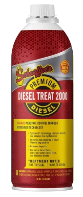 Schaeffer's Diesel Treat 2000 Ultra Low Sulfur, 1pt. Treats 125gal. Of Fuel, Contains SynShield, 1pt., Each. - SHA137