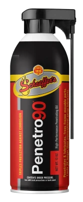 Schaeffer's Penetro 90 Lubricating and Penetrating Oil, Rust Buster, Displaces Water & Moisture, O-Ring Safe, 13oz., Each. - SHA190