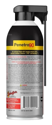 Schaeffer's Penetro 90 Lubricating and Penetrating Oil, Rust Buster, Displaces Water & Moisture, O-Ring Safe, 13oz., Each. - SHA190