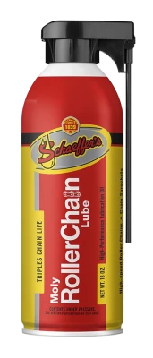 Schaeffer's Moly Roller Chain Lube, For High Speed Chains and Other Applications,
O-Ring Safe, 13oz., Each. - SHA227