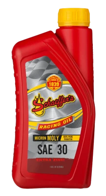 Schaeffer's SAE 30 110 Micron Moly Racing Oil, 1qt, Each. - SHA110-30