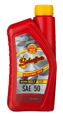 Schaeffer's SAE 50 110 Micron Moly Racing Oil, 1qt, Each. - SHA110-50