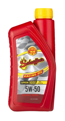 Schaeffer's SAE 5W50 Supreme 9000 Full Synthetic Racing Oil, 1qt., Each. - SHA9001-550