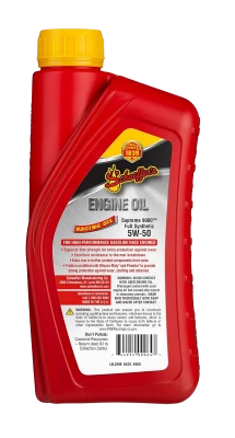 Schaeffer's SAE 5W50 Supreme 9000 Full Synthetic Racing Oil, 1qt., Each. - SHA9001-550