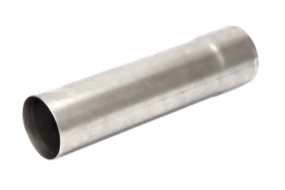 Exhaust Pipe Extension, Straight, 3 in Diameter, 12 in Long, 1 End Expanded, Steel, Natural, Each - PPM617-120030