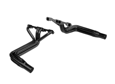 Full Length Headers, IMCA-UMP Modified, 1.625in. Primary, 3in. Collector, Includes Gaskets and Hardware, Steel, Black Paint, Small Block Chevy, Fits Harris, Skyrocket, and Victory Pair. - SCH11619H