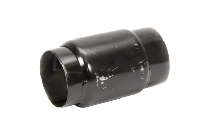 Muffler, 3 in Center Inlet, 3 in Center Outlet, 3.5 in Diameter Body, 6 in Long, Steel, Black Paint, Each - PPM617-63030