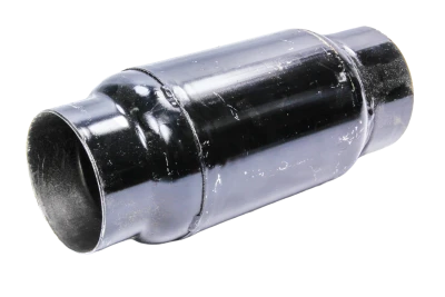 Muffler, 3-1/2 in Inlet, 3-1/2 in Outlet, 4 in Dia, Anti Reversion, 11 in long, Black, Alum, Each - SCH112735AR