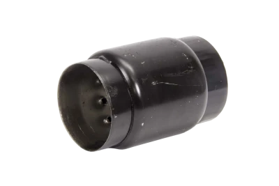 Muffler, 3.5 in Center Inlet, 3.5 in Center Outlet, 4 in Diameter Body, 6 in Long, Steel, Black Paint, Each - PPM617-63535