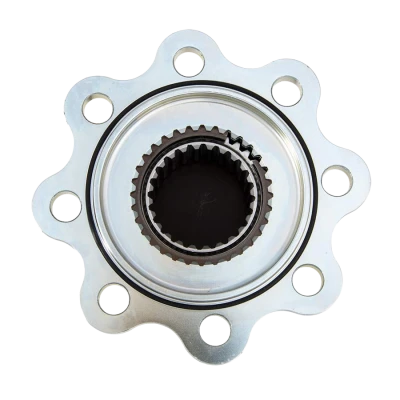 Drive Flange, 8-Bolt, Wide 5 Bolt Pattern, 24 Spline, Steel, Polished, Camber Rearends, Each - STRADW820
