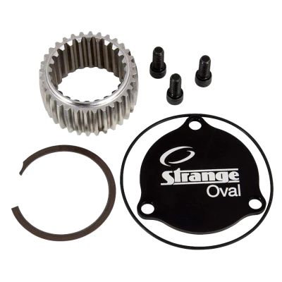 Drive Flange, 8-Bolt, Wide 5 Bolt Pattern, 24 Spline, Steel, Polished, Camber Rearends, Each - STRADW820