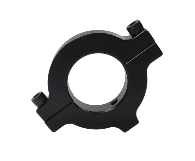 Roll Bar Accessory Clamp, Clamp-On, Single 1/4-20 in Hole, Aluminum, Black Anodized, 1-1/2 in OD Tube, Each - PPM1111-R
