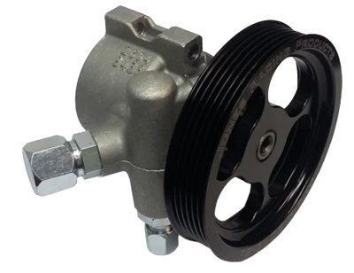 Power Steering Pump, 3 gpm, 1300 psi, 6 groove Serpentine Pulley, Aluminum, Natural, Each - SWE305-60335