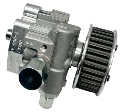 Power Steering Pump, 3 gpm, 1700 psi, 33t HTD Pulley, 3/8 in Fuel Drive, Aluminum, Natural, Each - SWE305-85839