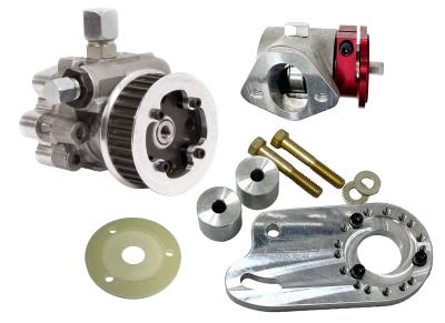 Power Steering Tandem Pump w/ Mechanical Fuel Pump Drive, SWE305-85839 pump, Kit - SWE305-85839-K