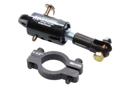 Suspension Limiter Chain Mount, Quick Adjust, Clamp-On, Steel, Black Powder Coat, 1-1/2 in OD Tube, Each - WM269150S