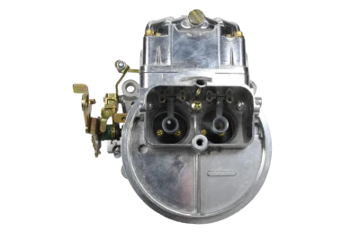 Willy's Carburetor, Circle Track, 2-Barrel, 500 CFM, Holley Flange, No Choke, Single Inlet, Aluminum, Tumble Polished, Each. - WLY44120A