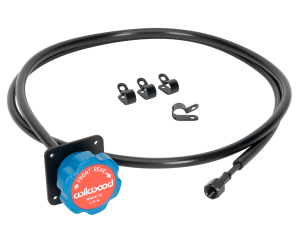 Brake Bias Adjuster, Remote, Panel Mount, Bolt-On, 3/8-24 in Thread, 5 ft Cable / Housing, Panel Mount, Knob Adjuster, Kit