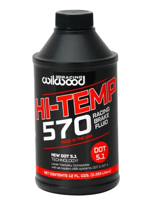 Brake Fluid, 570 Hi-Temp Racing, DOT 3, 12 oz Bottle, Each. - WIL0570