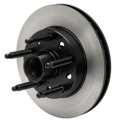 Brake Rotor, Modified Hub and Rotor, 10.500 in OD, 1.000 in Thick, 5 x 5.00 in Bolt Pattern, Iron, GM Metric Spindle 1979-88, Front, Each - WIL160-9239LS