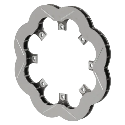 Brake Rotor, Super Alloy, Scalloped and Slotted, 11.75in. OD, 0.81in. Thick, 8 x 7.000in. Bolt Pattern, Steel, Natural, Each. - WIL160-17781