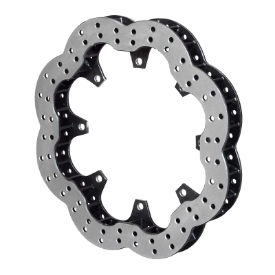 Brake Rotor, Super Alloy, Scalloped, 11.750 in OD, 1.250 in Thick, 8 x 7.000 in Bolt Pattern, Steel, Natural, Each - WIL160-12041