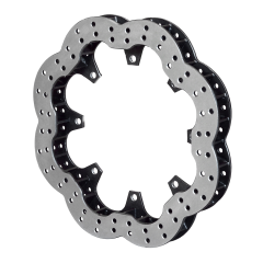 Brake Rotor, Super Alloy, Scalloped, 11.750 in OD, 1.250 in Thick, 8 x 7.000 in Bolt Pattern, Steel, Natural, Each
