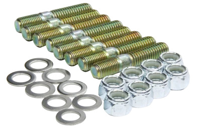 Drive Flange Stud and Nut Kit, 7/16-20in. Thread, Steel, Zinc Oxide, Winters Drive Flange, 8pk. - WIN12177-8