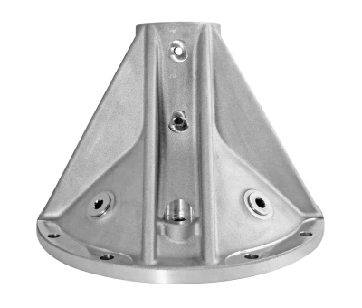 Side Bell, Closed Axle, Driver Side, 8 Rib, Aluminum, Natural Finish, Winters 10in. Quick Change, Each. - WIN12080