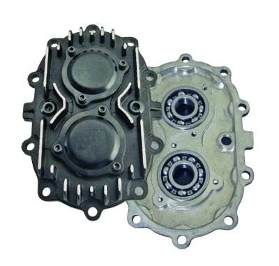 Quick Change Rear End Gear Cover, Standard, 10 Bolt, Includes Bearings, Aluminum, Natural, Winters Quick Change, Black, Each. - QCW6746
