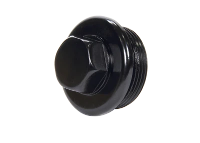 Quick Change Side Bell Inspection Plug, 1-5/8-12 in Thread, 1 in Hex Head, O-Ring Seal, Aluminum, Black Anodized, Winters 10in. Quick Change, Each. - QCW3261