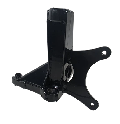 Spindle, Late Model, Stock Clip, 5.25/1.25, Passenger Side, Steel, Black Powder Coated, GM-K6141, Each. - PPMA262
