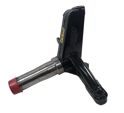 Spindle, Late Model, Stock Clip, 3.5/1.25, Passenger Side, Steel, Black Powder Coated, GM-K6141, Each - PPMA261