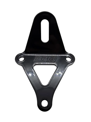 Motor Mount, Bolt-On, Black Powder Coat, Steel, 1/4 in thick, SBC, Each - PPM1353
